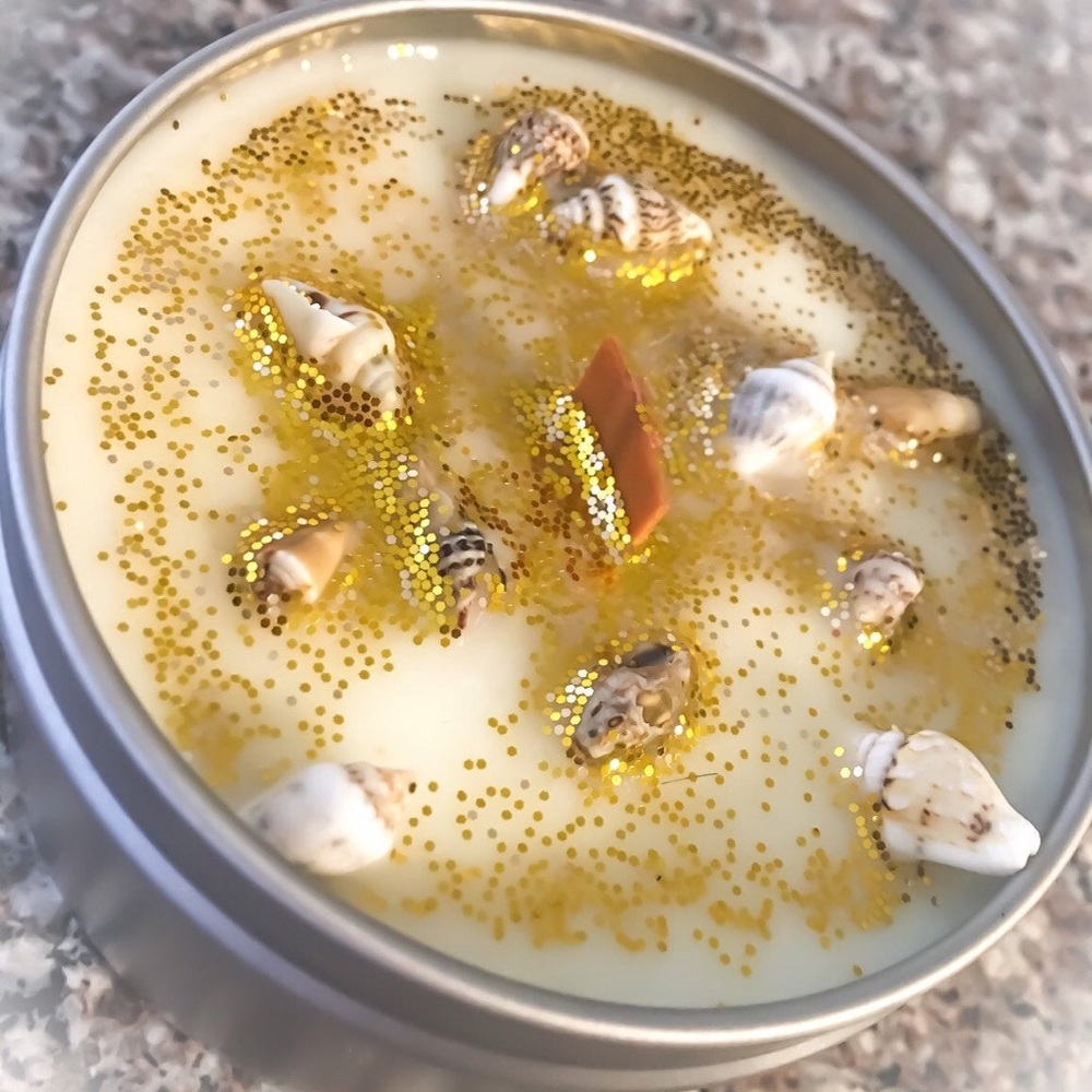 Handmade Soy Wax Candle “Sun and Sand”